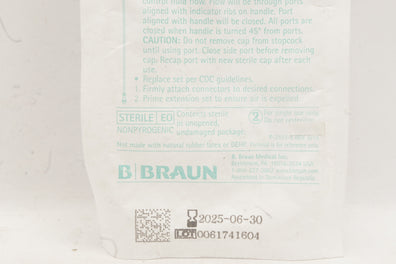 Braun 473543 High-Flow Stopcock Extension Set 37 inch, Prim.Vol. 5.9mL (approx.)